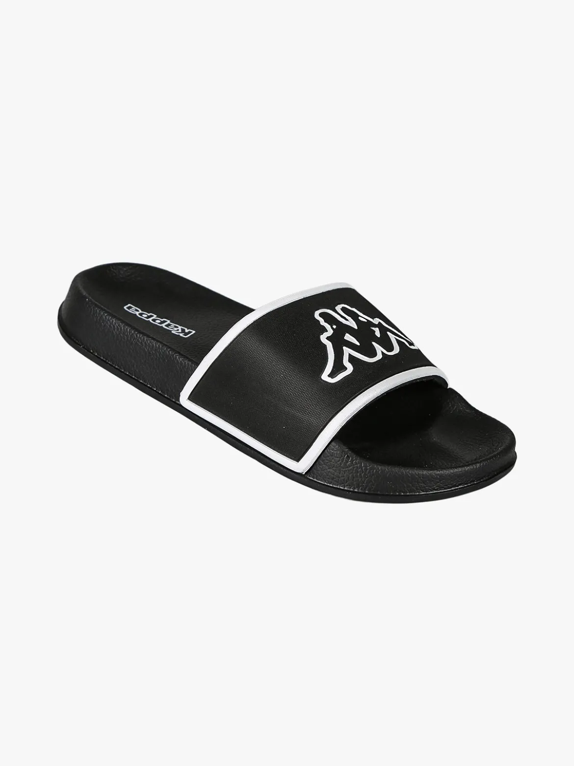 Kappa LOGO FLIP Ciabatte da bambini a fascia con logo - nero