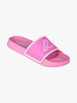 Kappa LOGO FLIP Ciabatte da ragazza a fascia con logo - rosa