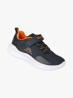 Kappa LOGO KOFY Sneakers sportive da ragazzo in mesh con chiusura a strappo - blu scuro