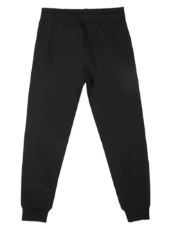 Kappa Pantaloni tuta da bambino con polsini e interno caldo cotone - nero