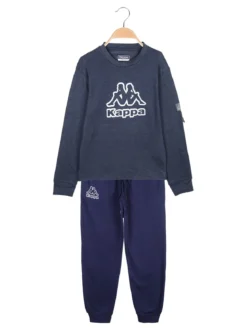 Kappa Pigiama lungo da ragazzo in cotone interlock