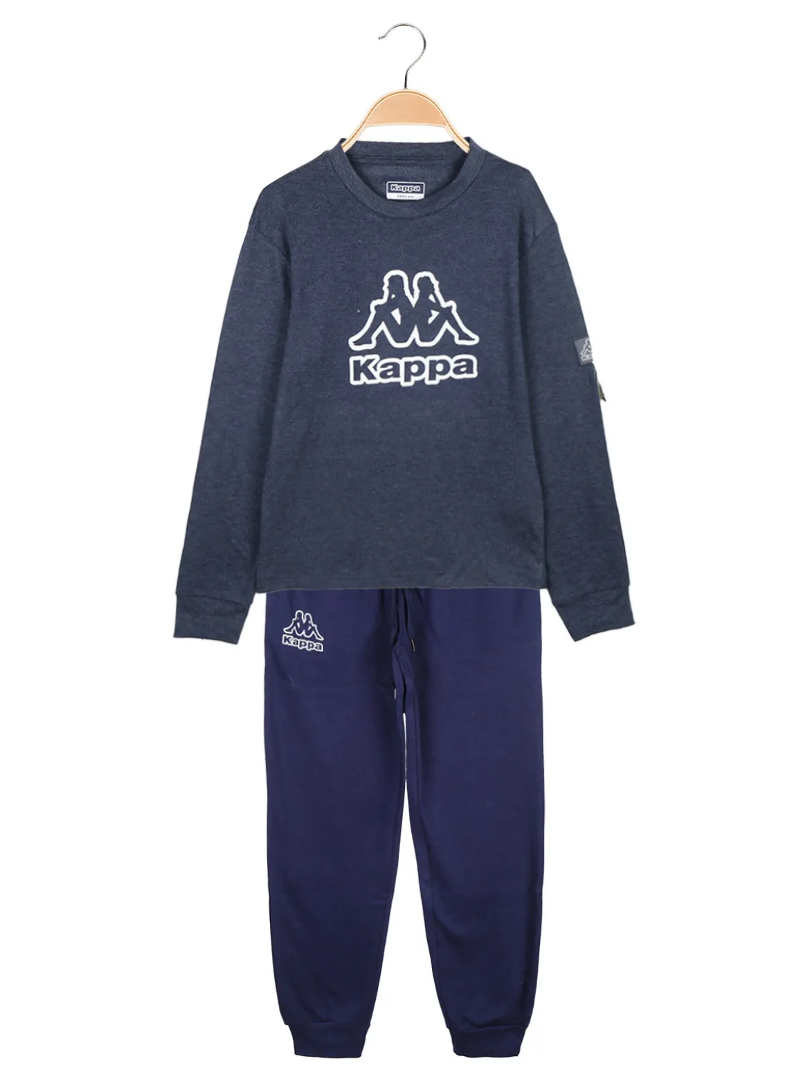 Kappa Pigiama lungo da ragazzo in cotone interlock