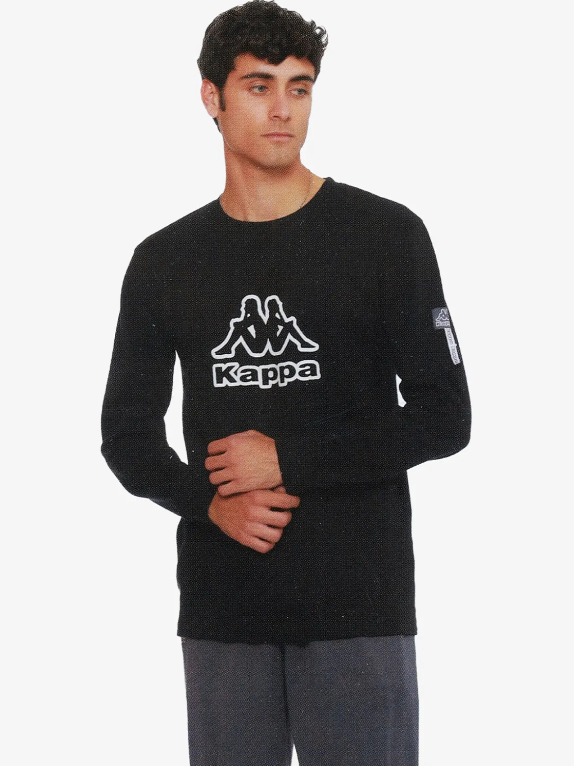 Kappa Pigiama lungo da ragazzo in cotone interlock