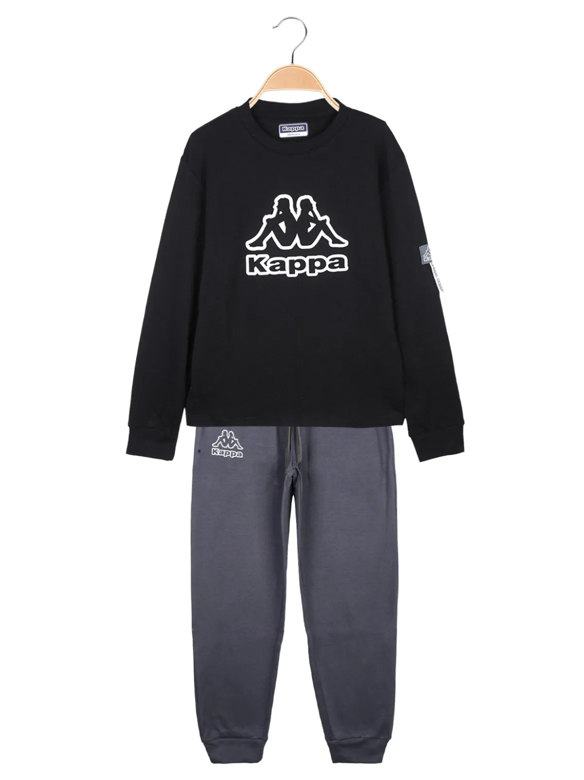 Kappa Pigiama lungo da ragazzo in cotone interlock