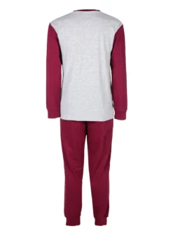 Kappa Pigiama lungo da uomo in cotone interlock