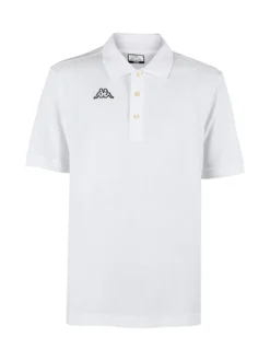 Kappa Polo da uomo a maniche corte in cotone con logo