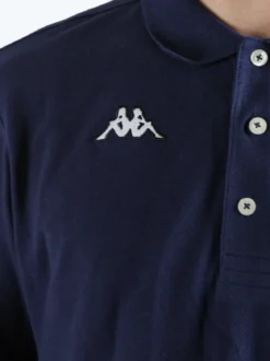 Kappa Polo da uomo a maniche corte in cotone con logo