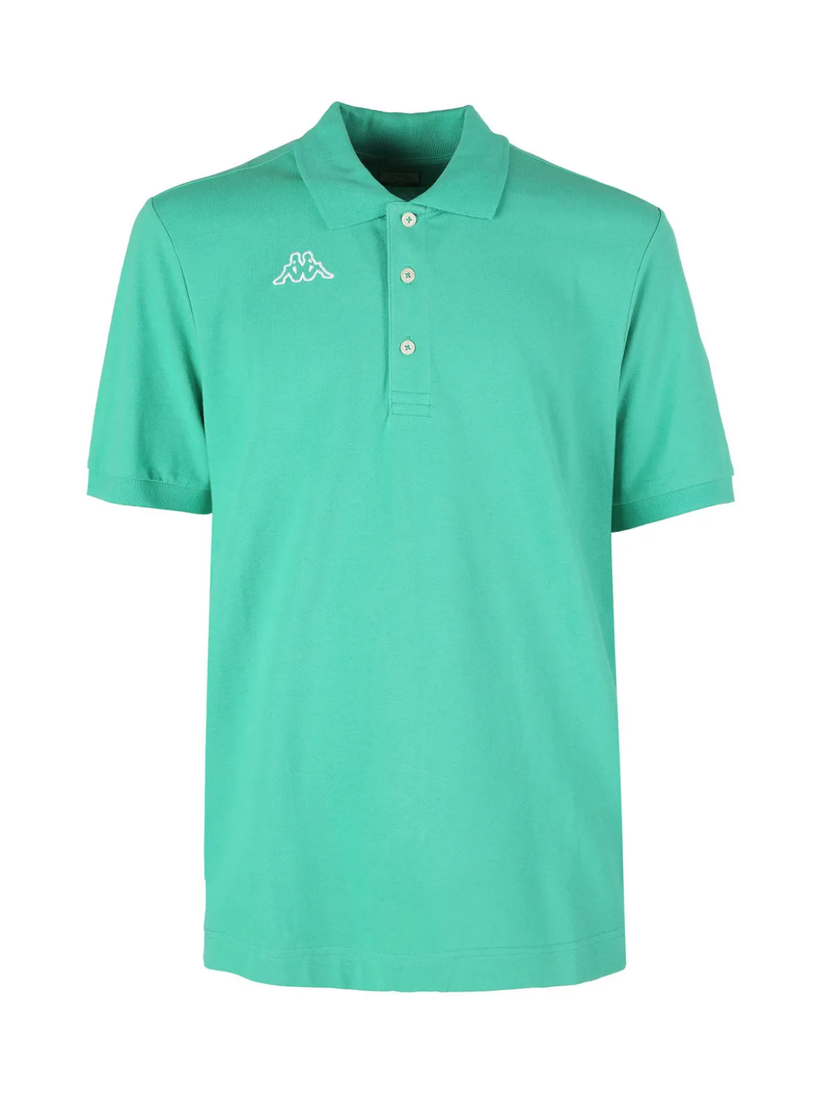 Kappa Polo da uomo in cotone a manica corta con logo