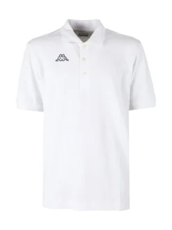 Kappa Polo da uomo in cotone a manica corta con logo