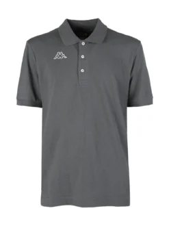 Kappa Polo da uomo in cotone a manica corta con logo