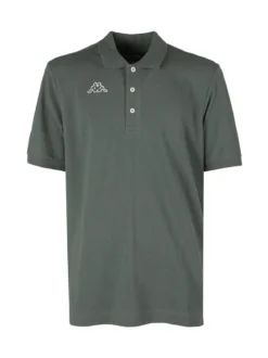 Kappa Polo da uomo in cotone a manica corta con logo