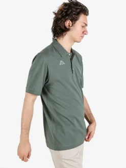 Kappa Polo da uomo in cotone a manica corta con logo