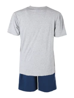 Kappa set corto da uomo in cotone con t-shirt e pantalone in felpa