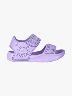 Kappa SPLASH Sandali da bambina in gomma con cinturino a strappo - lilla