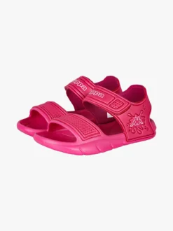 Kappa SPLASH Sandali da ragazza in gomma con cinturino a strappo - fucsia