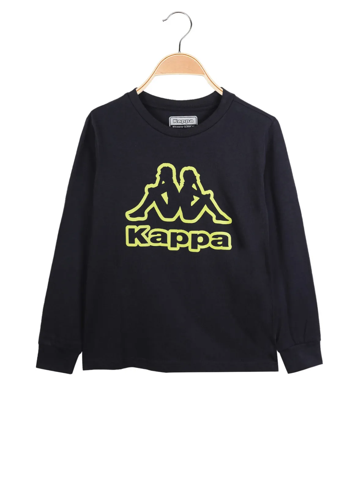 Kappa T-shirt da ragazzo a maniche lunge in cotone