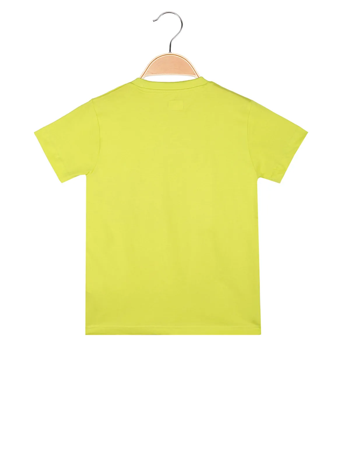 Kappa T-shirt da ragazzo con logo in cotone - limone