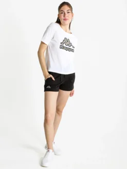 Kappa T-shirt donna in cotone con logo