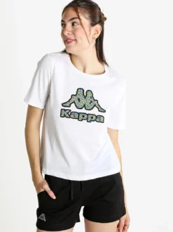 Kappa T-shirt donna in cotone con logo