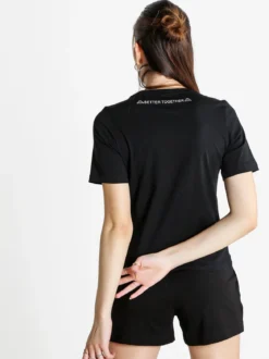 Kappa T-shirt donna in cotone con logo a pois