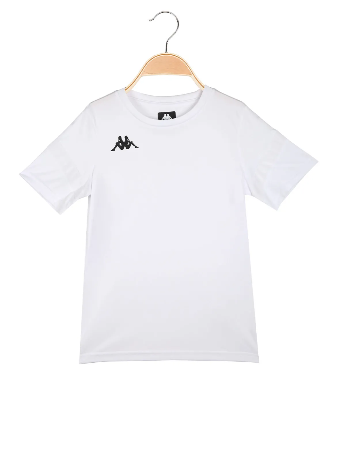 Kappa T-shirt sportiva da ragazzo con logo - bianco
