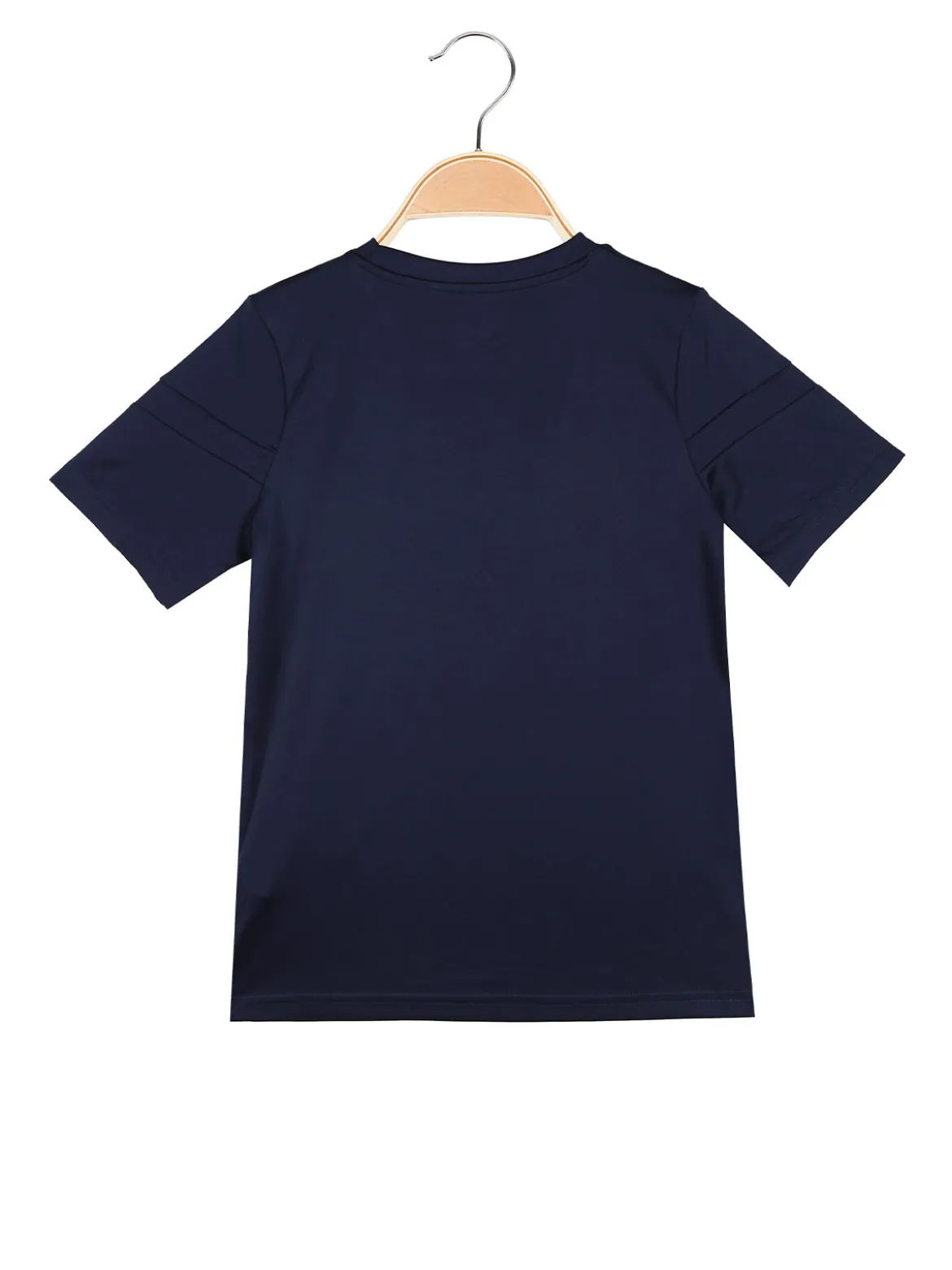Kappa T-shirt sportiva da ragazzo con logo - blu scuro