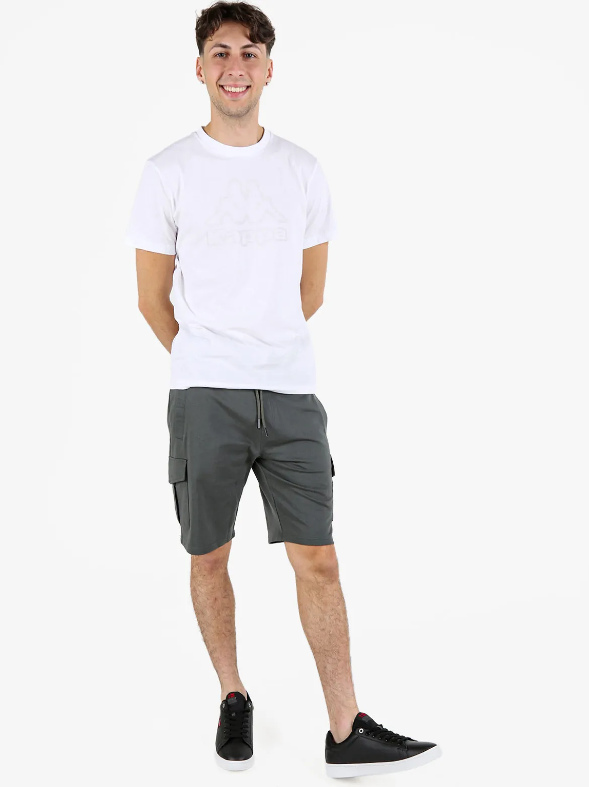 Kappa T-shirt uomo in cotone con logo
