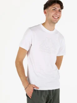 Kappa T-shirt uomo in cotone con logo