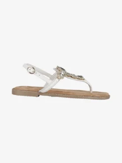 Keys Sandali in pelle con pietre donna