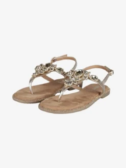 Keys Sandali in pelle con pietre donna