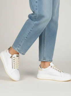 Keys Sneakers donna con platform - beige