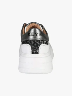 Keys Sneakers donna in pelle con borchie e platform