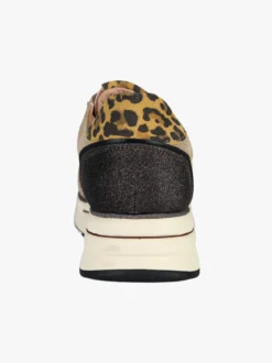 Keys Sneakers donna in pelle scamosciata con platform - multicolore