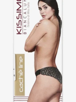 Kissimo Slip donna vita bassa invisibile con pizzo