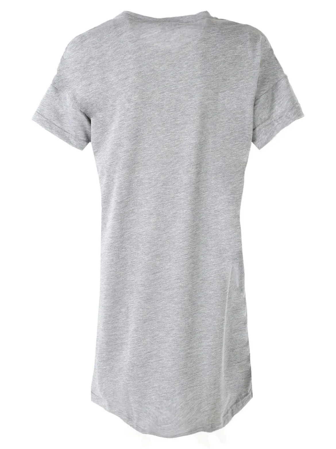 Kissimo Vestitino donna in cotone a maniche corte con stampa scritta - grigio