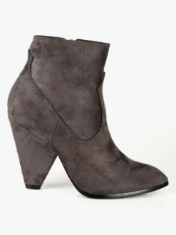 Kiss Kriss Tronchetti donna scamosciati con tacco