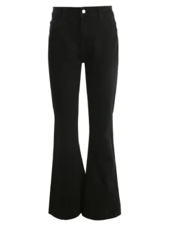 Kiss Pink Jeans donna a palazzo - nero