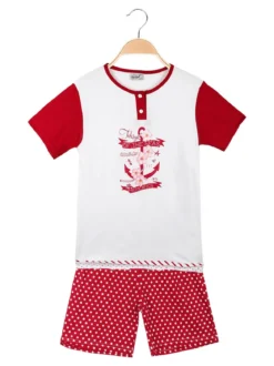 Kotton Pigiama corto in cotone da bambina