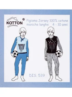 Kotton Pigiama lungo bambino in cotone