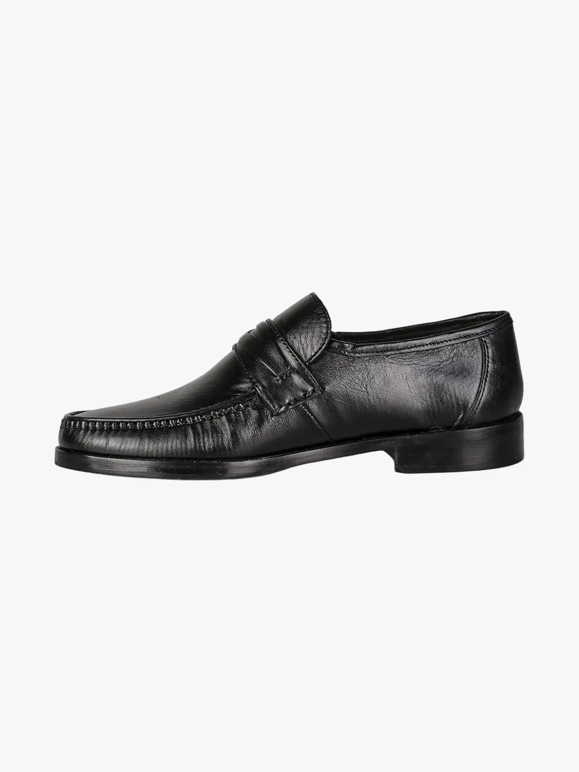 La Cuoieria Mocassini in pelle da uomo - nero