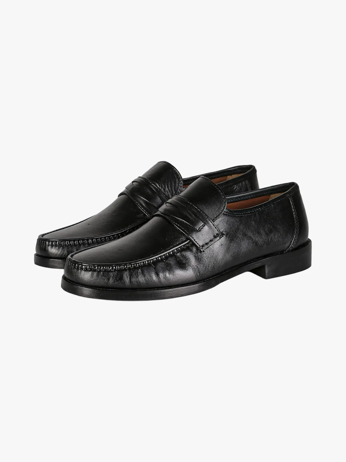 La Cuoieria Mocassini in pelle da uomo - nero