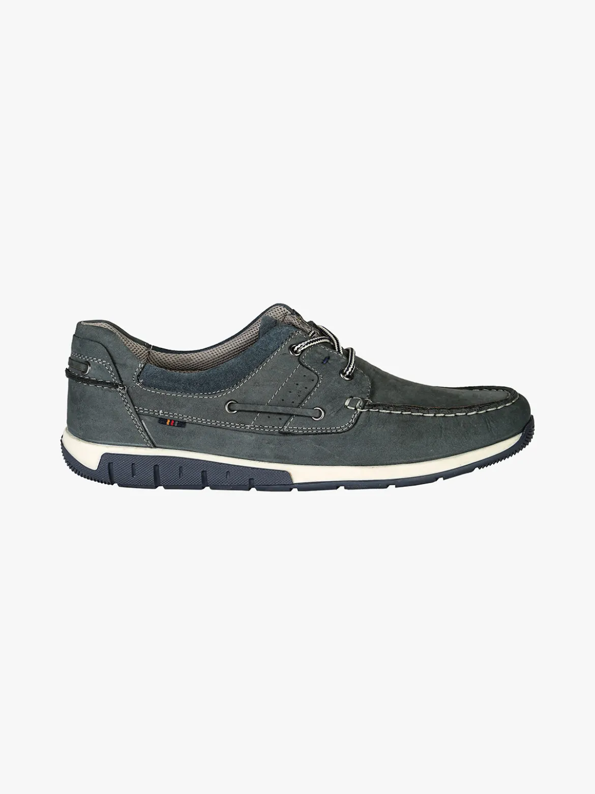La Cuoieria Mocassini stringati in pelle nubuck da uomo