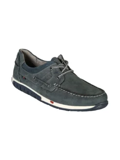 La Cuoieria Mocassini stringati in pelle nubuck da uomo