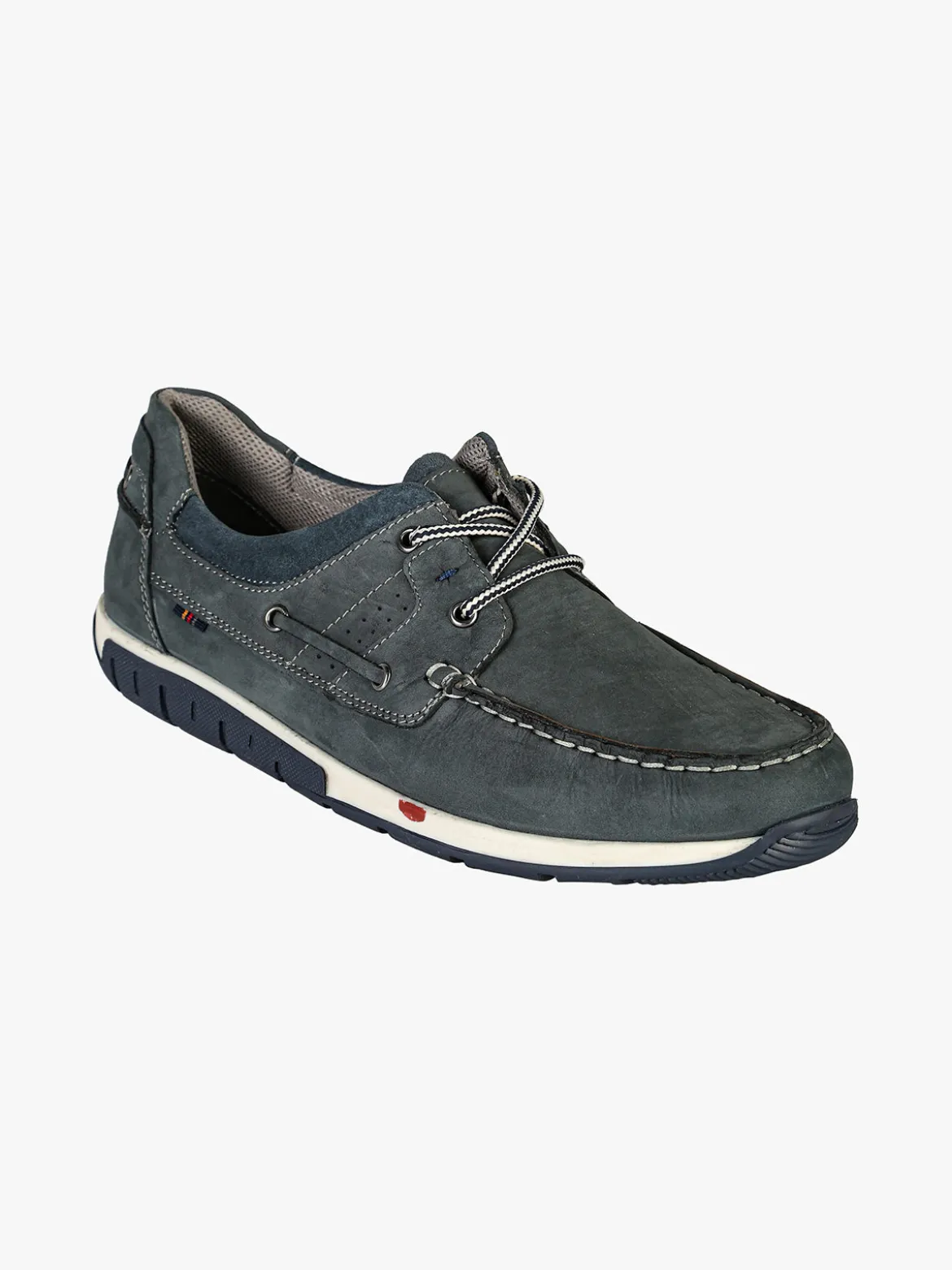 La Cuoieria Mocassini stringati in pelle nubuck da uomo