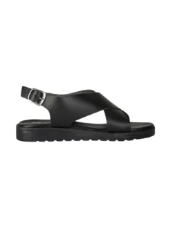 La Cuoieria Sandali donna in pelle con fascia incrociata