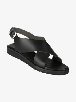La Cuoieria Sandali donna in pelle con fascia incrociata