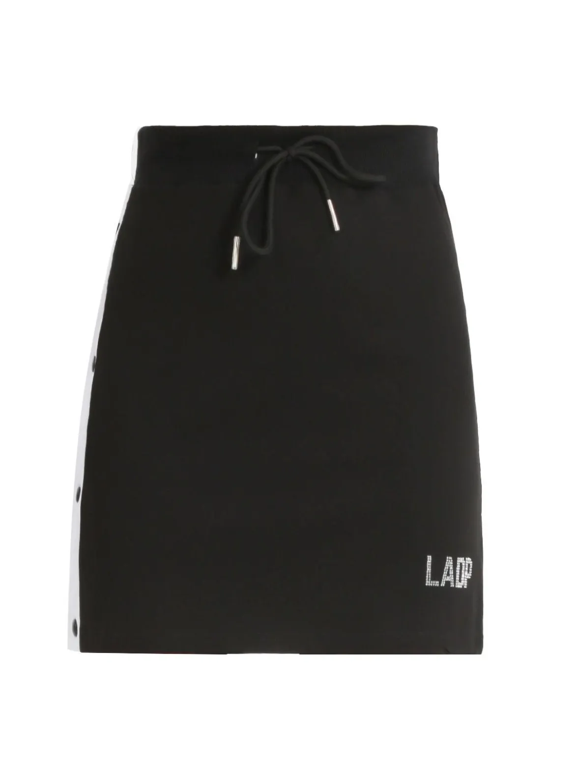 Ladp Gonna in cotone con bottoni laterali