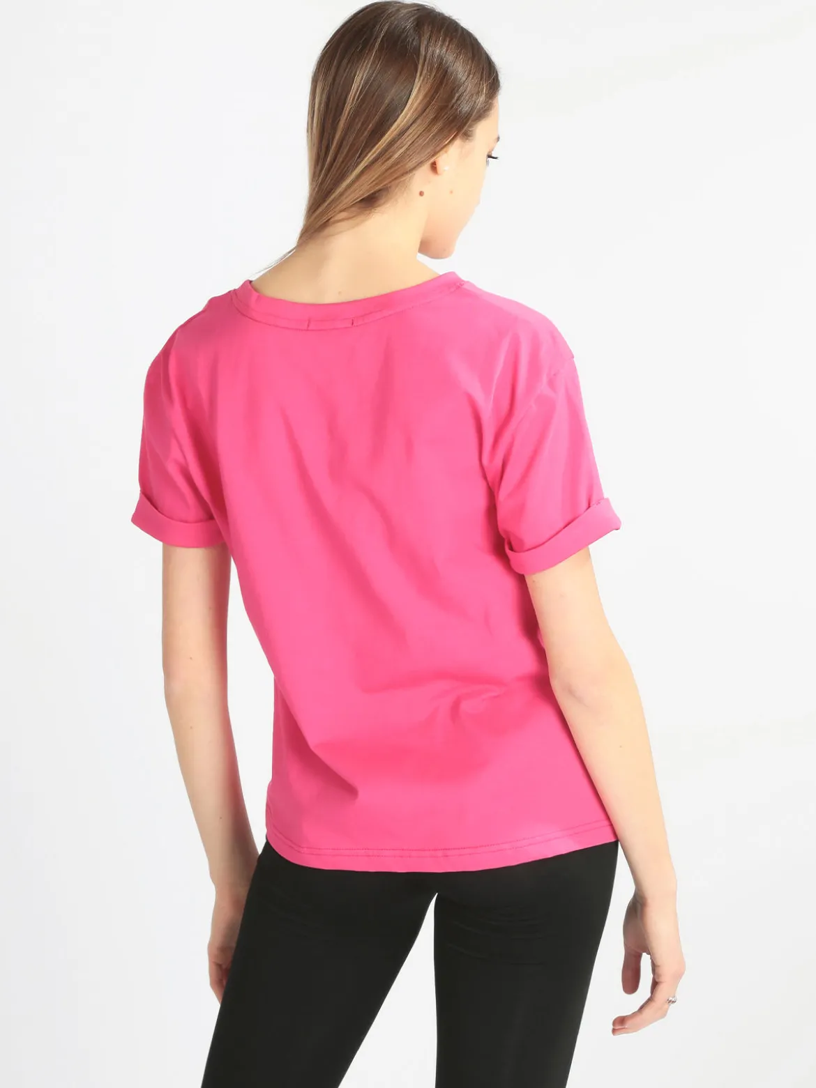Ladp T-shirt donna manica corta con scritta