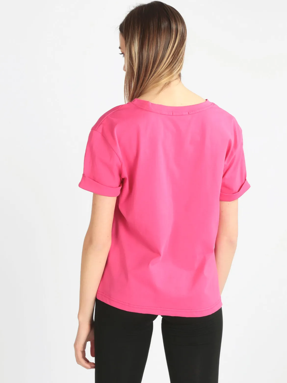 Ladp T-shirt donna manica corta con scritta