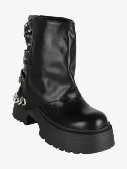 La Flor Stivaletti donna con platform alto e tacco largo